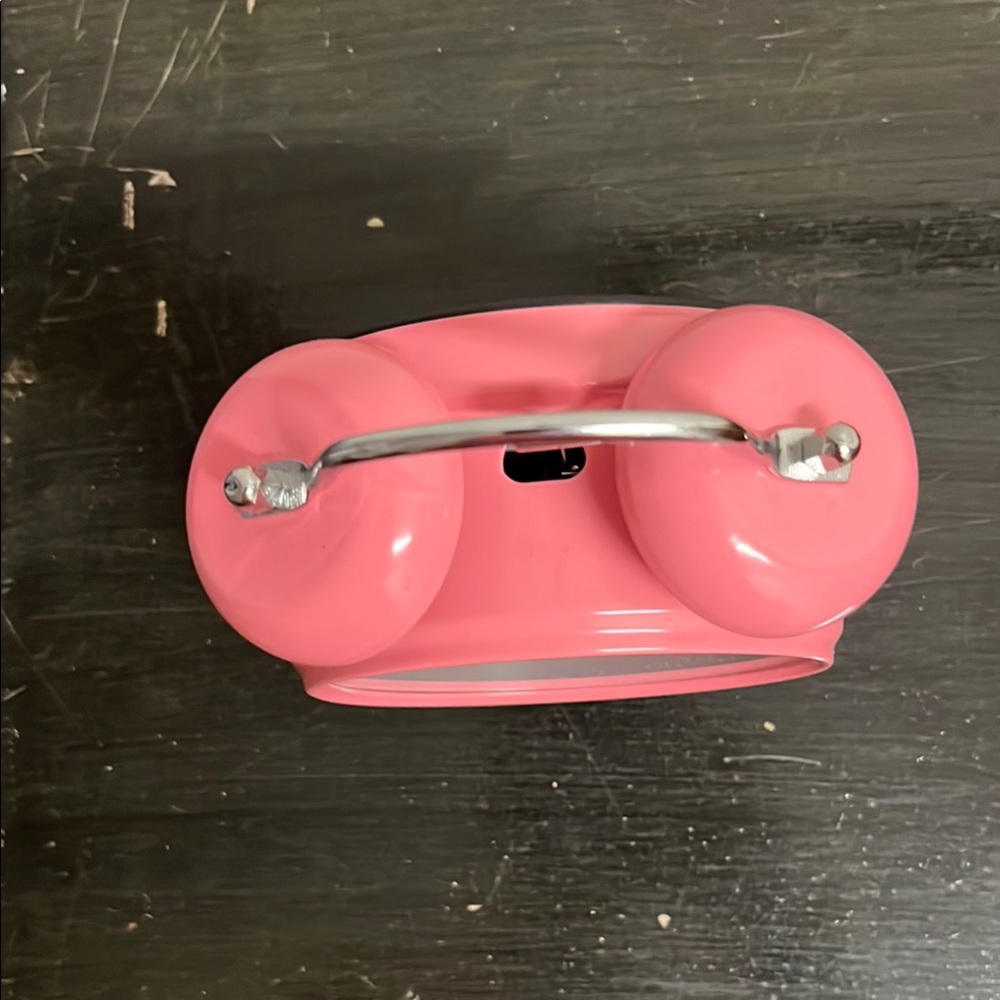 Pink Retro looking Alarm Clock - Picture 2 of 4